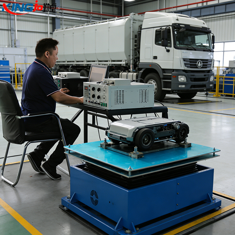 貨車(chē)零部件電磁式振動(dòng)破壞性測(cè)試振動(dòng)臺(tái)